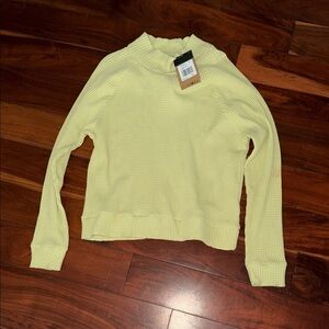 The North Face Cream Waffle Knit Sweater